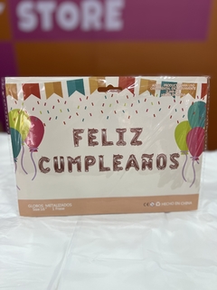 Set de globos Feliz Cumpleaños - comprar online