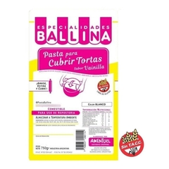Pasta Ballina P/ Cubrir Tortas Blanca 750gr