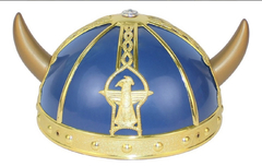 CASCO VIKINGO AZUL