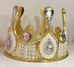 Corona diadema dorada