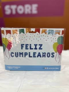 Set de globos Feliz Cumpleaños en internet