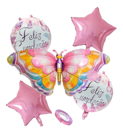 Set de globos Mariposa