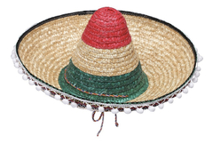SOMBRERO MEXICANO con BORLAS
