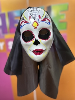 MASCARA CALACA CON TELA