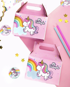 Cajita unicornio x5