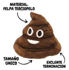 Gorro emoji popo