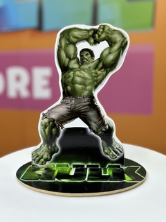 ADORNO CON BASE PARA TORTA HULK 3