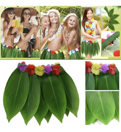 POLLERA hawaiana hula de hojas palma en internet