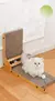 Raspador de gato em forma de L com brinquedos interativos Arranhador de papel on - Blesspetstore.com.br -      Frete grátis para todo o Brasil