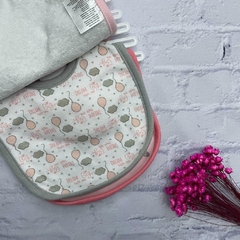 Babador kit com 5 unidades - Tema Elefante Rosa - online store