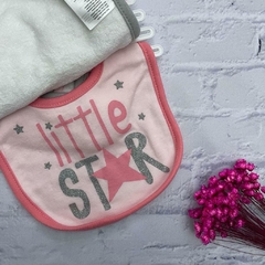 Image of Babador kit com 5 unidades - Tema Elefante Rosa