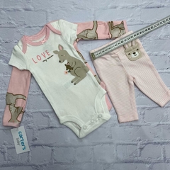 Conj. Body e Mijão Carter's Kit 3 Peças - Bebê Reborn Original - Patrícia Lima