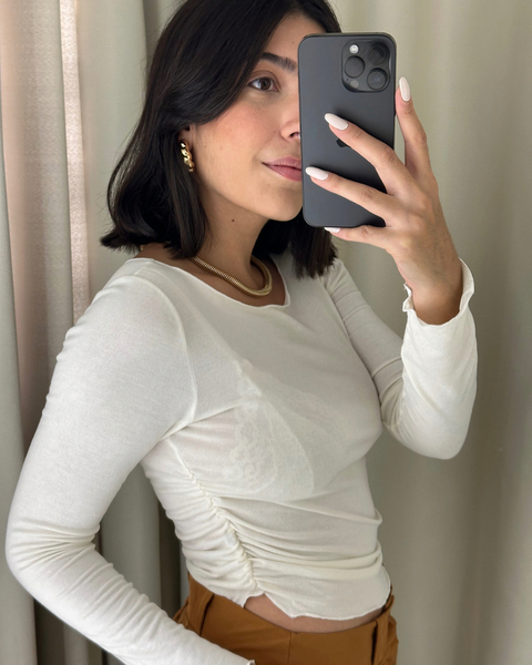 Blusa Drapeada Monica