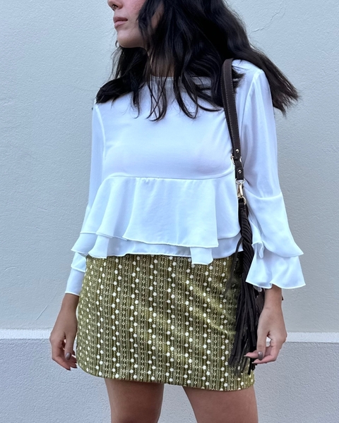 Saia Teodora - Bordada - comprar online