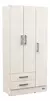 Placard Mosconi Dakar con 3 puertas y 2 cajones color Venecia