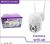 Câmera A8 Interna e Externa Visão Noturna Wifi Resistente Agua 350° 1080P OI-2001