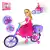 Brinquedo Boneca Menina Barbie Bicicleta Som E Led C/ Pilha - fun game - comprar online