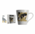 Caneca Corinthians Porcelana 290 ml Luva - Allmix