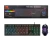 Kit Gamer Mouse e Teclado Semi Mecânico RGB Knup KP-TE115