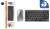 Kit Teclado e Mouse Sem Fio Slim bateria Recarregável HREBOS HS525K
