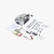 Kit Puertas Garage / 1/2HP / Fuerte / 433Mhz / Riel 3mts en Secciones Tipo "T" / 2 Controles Inalámbricos Visera / 1 Control Inalámbrico Pared - comprar en línea