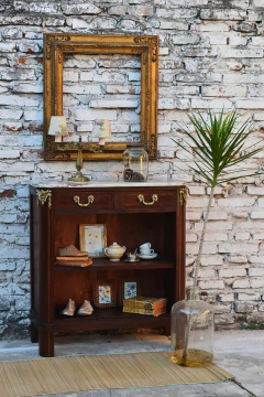 BIBLIOTECA INGLESA CEDRO Y CAOBA. CÓDIGO 33062 - comprar online