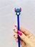 Caneta fofa Stitch & Angel - Tinta preta - comprar online