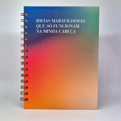 Caderno Capa dura- Ideias Maravilhosas | Coleção Sincerona - comprar online