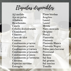 Botellita deco condimentero especiero 100CC - tienda online