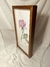 Quadro Rosa - Vidro | Moldura em madeira - loja online
