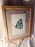 Quadro Borboleta - Vidro | Moldura em madeira - Estúdio Flora