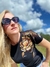 Camiseta Preta | Flor Amarela - comprar online