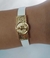 Pulseira Meditação Courinho - Banhado a Ouro 18K na internet
