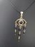 Colar Olho Grego e Cristais-Banhado a Ouro 18k - comprar online