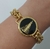 Pulseira Nossa Senhora Aparecida Escolha Cor - Banhada a Ouro 18k