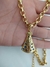 Colar Nossa Senhora Aparecida Corrente Elo Português - Banhado a Ouro 18k - Everjoy Acessórios