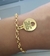 Pulseira Sinto Muito Me Perdoe Te Amo Sou Grata - Banhado a Ouro 18k