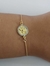 Pulseira com Medalha Espirito Santo e Zircônias Banhado a Ouro 18k - comprar online