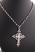 Colar Crucifixo Cruz Grande com Zircônias Prateado ou Dourado - Everjoy Acessórios