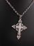 Imagem do Colar Crucifixo Cruz Grande com Zircônias Prateado ou Dourado