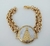 Pulseira Nossa Senhora Aparecida Resina Pérola - Banhada a Ouro 18k - Everjoy Acessórios