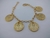 Pulseira Moedas Banhado a Ouro 18k - comprar online