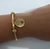 Bracelete Medalha Hoponopono - Banhado a Ouro ou Prata - comprar online