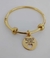 Bracelete Medalha Hoponopono - Banhado a Ouro ou Prata na internet