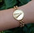 Pulseira Nossa Senhora Aparecida Dourada - Banhada a Ouro 18k