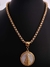 Colar Nossa Senhora Aparecida Corrente Veneziana - Banhado a Ouro 18k Resina Perola