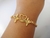 Pulseira Amém, Pulsação ou Vovó Corrente Elo Português - Banhado a Ouro 18k na internet
