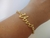 Pulseira Amém, Pulsação ou Vovó Corrente Elo Português - Banhado a Ouro 18k - Everjoy Acessórios