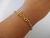 Pulseira Amém, Pulsação ou Vovó Corrente Elo Português - Banhado a Ouro 18k - comprar online