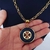 Colar Trevo da Sorte Corrente Elo Português -Banhado a Ouro 18k - comprar online